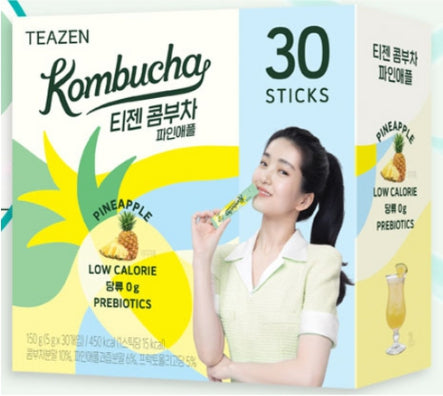 Teazen Pineapple Kombucha 30 Sticks