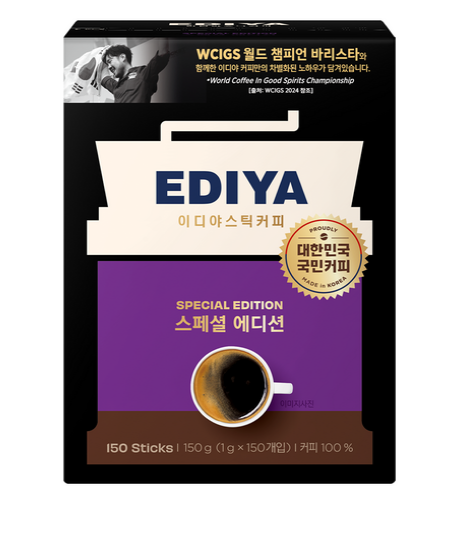 EDIYA Coffee Bean Mix 150 Sticks