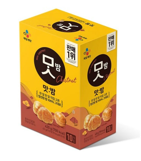 CJ Mat Bam Chestnut Snack, 42g, 10 Pack