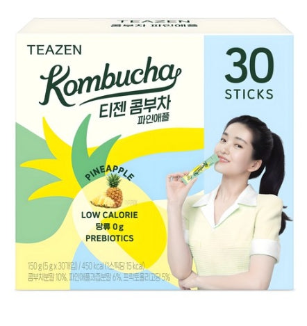 Teazen Pineapple Kombucha 30 Sticks