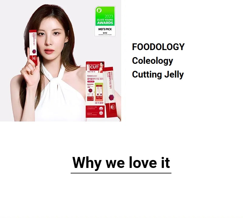 FOODOLOGY Coleology Cutting Jelly 30 Sticks (30-day supply)