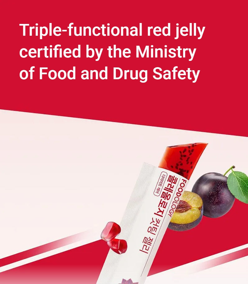 FOODOLOGY Coleology Cutting Jelly 30 Sticks (30-day supply)