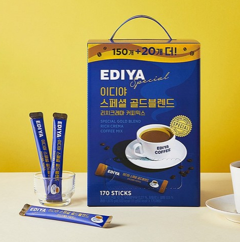 EDIYA COFFEE Special Gold Blend Coffee Mix 11g x 170pieces