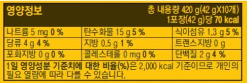 CJ Mat Bam Chestnut Snack, 42g, 10 Pack